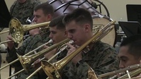 1st Marine Division Band shows a different side of the Marine Corps.