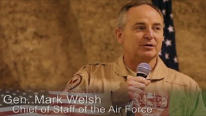 Freedom File: CSAF Visits Kandahar Airfield