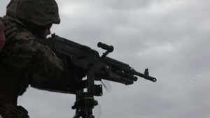 Marines Train to Fire Machine Guns from Boats