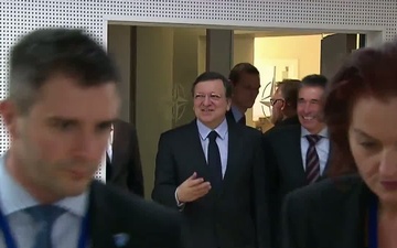 NATO SG Anders Fogh Rasmussen meets the President of the European Commission Jose-Manuel Barroso