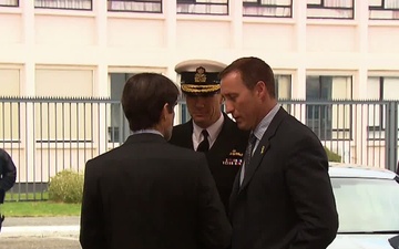 NATO Defense Ministers Arrivals, B-Roll