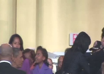 The President and Vice Enter the Parade Review Stand - (3 of 5)