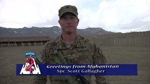 Spc. Scott Gallagher
