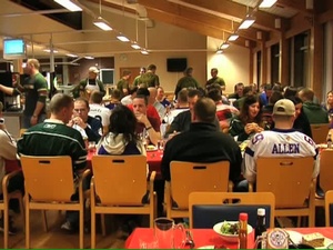 Minuteman Report: Guardsmen Treated to Steak Dinner