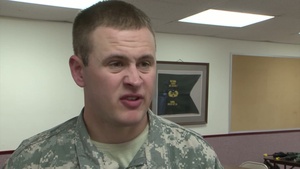 1220th Engineer Company prepares to deploy - Interview with Specialist Keenin Marcotte