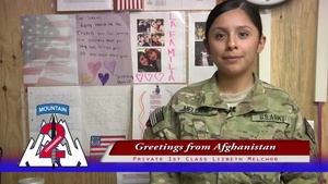 Pfc. Lizbeth Melchor (With Graphics)