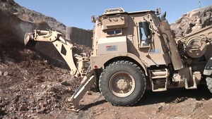 Engineers Construct Ammunition Holding Area