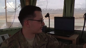SPC Jordan Overlooks FOB Wolverine