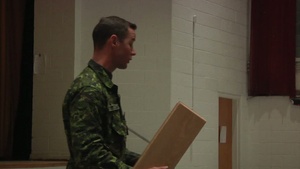 Paratroopers from Canada's 3rd Battalion, The Royal Canadian Regiment Awarded US Parachutist Badge.