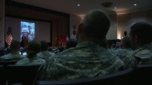 Major General Retired Graham Speaks to JBLM Soldiers