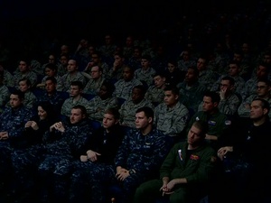 Pacific Fleet Command Master Chief Mark Rudes Visits Misawa Air Base (Without Graphics)