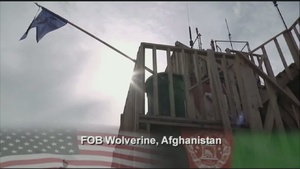 Freedom File: Spc. Jordan Overlooks FOB Wolverine
