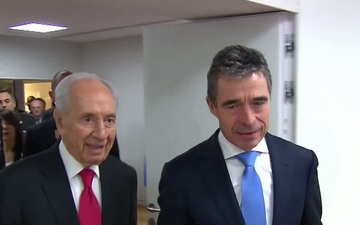 President of Israel, Mr. Shimon Peres Arrival