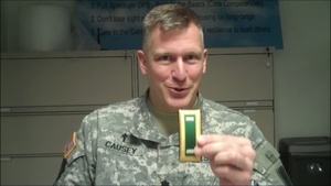 New Branch Insignia for Chaplain Candidates - CH (LTC) Charles Causey