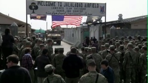 Secretary of Defense Visits Jalalabad Airfield