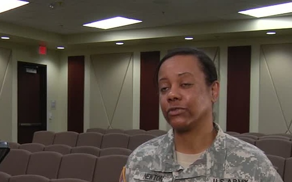 Spc. Rebecca Newton Co-Anchors Army Reserve Today