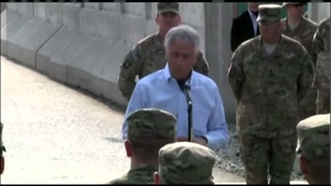 SecDef Troop Visit