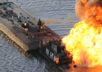 Coast Guard Response to Allision, Oil Spill South of New Orleans