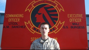 Cpl. Jared I. Callaway shout out to Oklahoma City Thunder