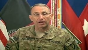 Maj. Gen. Robert Abrams: Afghanistan Briefing