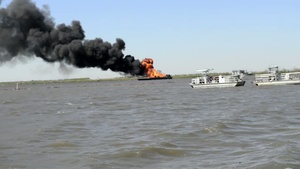Coast Guard Responds to Allision, Tug Fire South of New Orleans