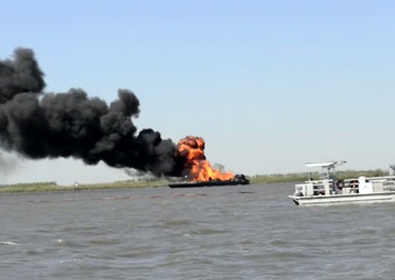Coast Guard Responds to Allision, Tug Fire South of New Orleans