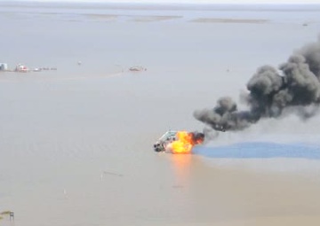 Coast Guard Responds to Allision, Oil Spill South of New Orleans