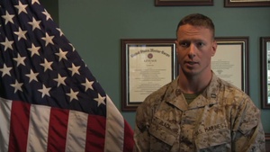 Marine Capt. John D. Black Talks About Silver Star Recipient