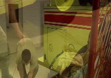 A1C Justin Phelps Trains to Keep Base Residents Safe