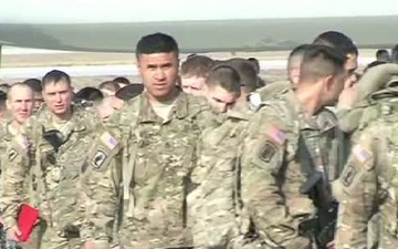 Redeployment 1st 503rd Airborne Battalion - Feb. 15, 2013