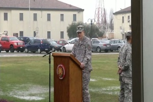 Change of Responsibility Ceremony HHC USAG Vicenza, March 8, 2013