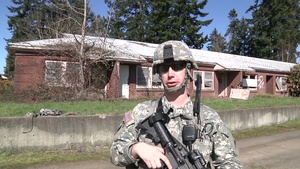 Interviews of Oregon Army National Guard infantry training