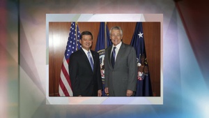 Hagel, Shinseki Meet