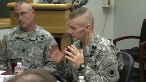 SEAC Sgt. Major Bryan Battaglia Press Conference