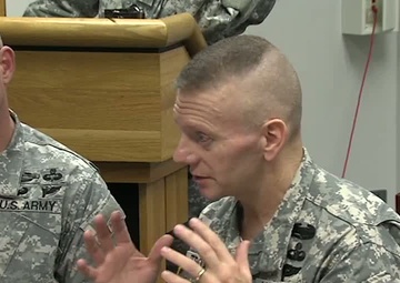 SEAC Sgt. Major Bryan Battaglia Press Conference