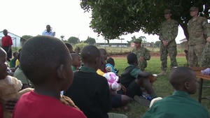 All Hands Update: CJTF-HOA Service Members Visit Uganda Orphanage