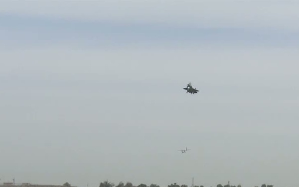 VMFA-121 F-35B Lightning II short take off, and vertical landing
