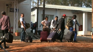 Royal Cambodian Armed Forces Soldiers Arrive at Shanti Prayas-2 Exercise