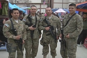 Sgt. 1st Class Javier Mata, Sgt. 1st Class Miguel Lopez, Staff Sgt. Joe Rincon, Staff Sgt. Ruben Rodriguez