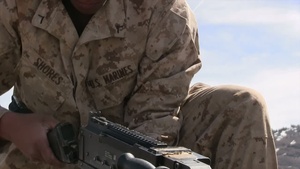 Second Battalion, Third Marine Regiment Marines Conduct Training on M240 Bravo at MWTC