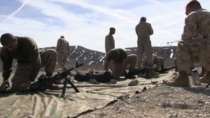 Second Battalion, Third Marine Regiment Marines conduct training at MWTC