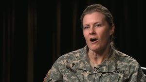 CH (LTC) Julie Rowan offers advice to new Chaplains