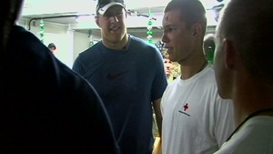JJ Watt/USO Visit Prime Cuts
