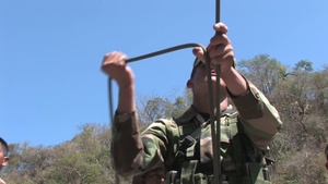 New Hampshire National Guard Exchanges Mountain Ropes Skills with Salvadoran Commandos
