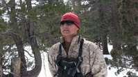 Second Battalion, Third Marine Regiment Marines ski at Marine Corps Mountain Warfare Training Center
