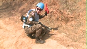 Mongolian Peacekeepers Practice Convoy Tactics at Shanti Prayas-2