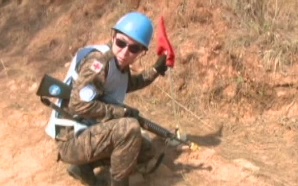 Mongolian Peacekeepers Practice Convoy Tactics at Shanti Prayas-2