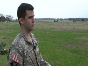 Oklahoma National Guard hosts Air Assault Course - Interview with Sgt. Behrens