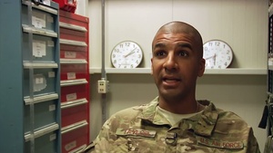 SSgt. Brian Taylor Maintains Equipment (Long Version)