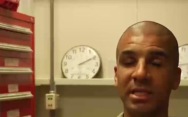 SSgt. Brian Taylor Maintains Equipment